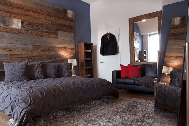 A Bedroom With Best Wood Wall